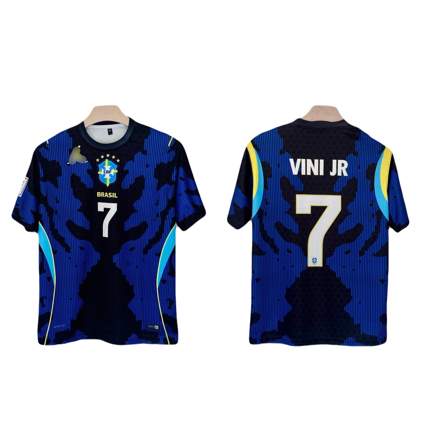 vinicius Brazil 2026 World Cup Away Half Sleeve Jersey -