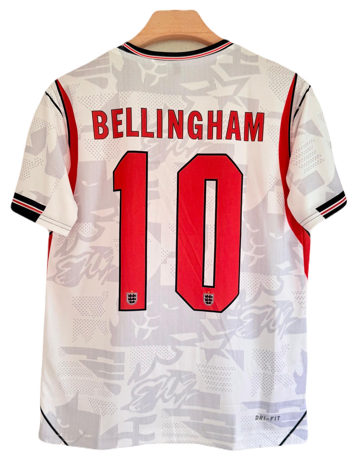 Bellingham England 2026 World Cup Home Half Sleeve Jersey -