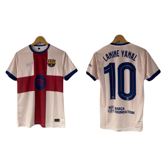 Lamine Yamal Barcelona 2026/27 fourth Jersey Half Sleeve Embroidery - P2645 | BMG STORE