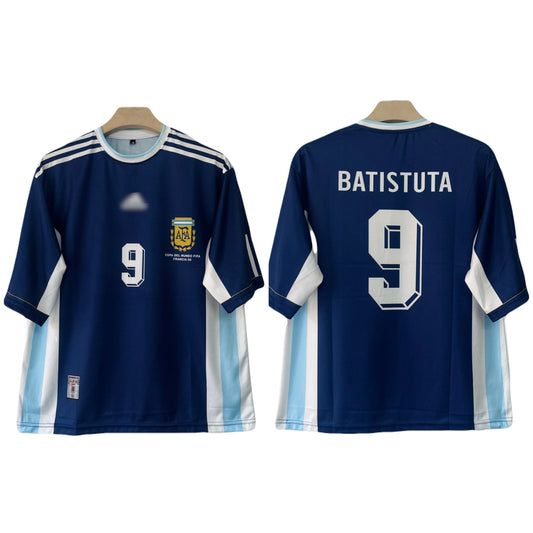 Argentina 1998 Away Kit Batistuta Five Sleeve - P640 bmg store