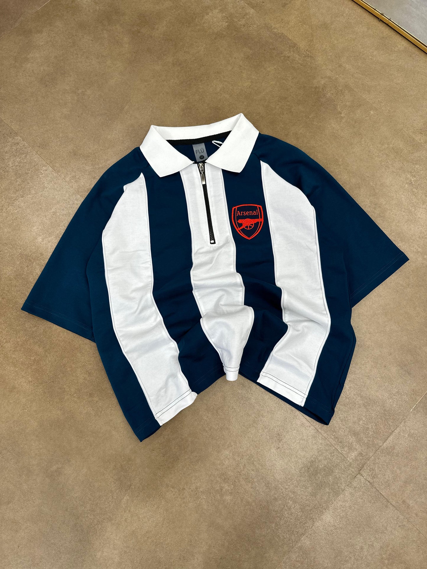 Arsenal polo T-shirt zip Collar premium - bmg store