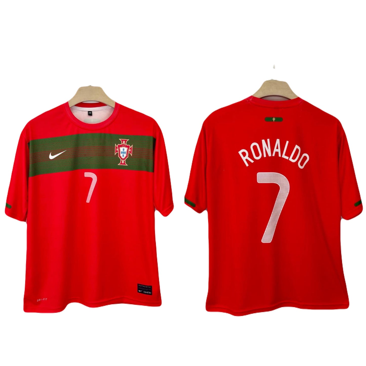 PORTUGAL 2010-12 HOME KIT RONALDO FIVE SLEEVE - P768 bmg store