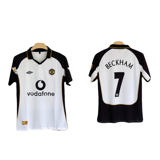 Best retro jersey United Beckham 2001/02 Half sleeve - P705 bmg store