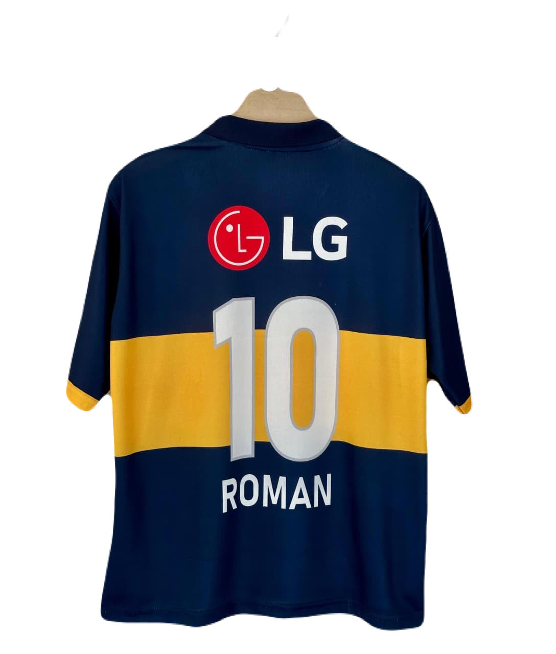 Boca juniors 2009-10 Home kit Roman Five sleeve - P819 bmg store