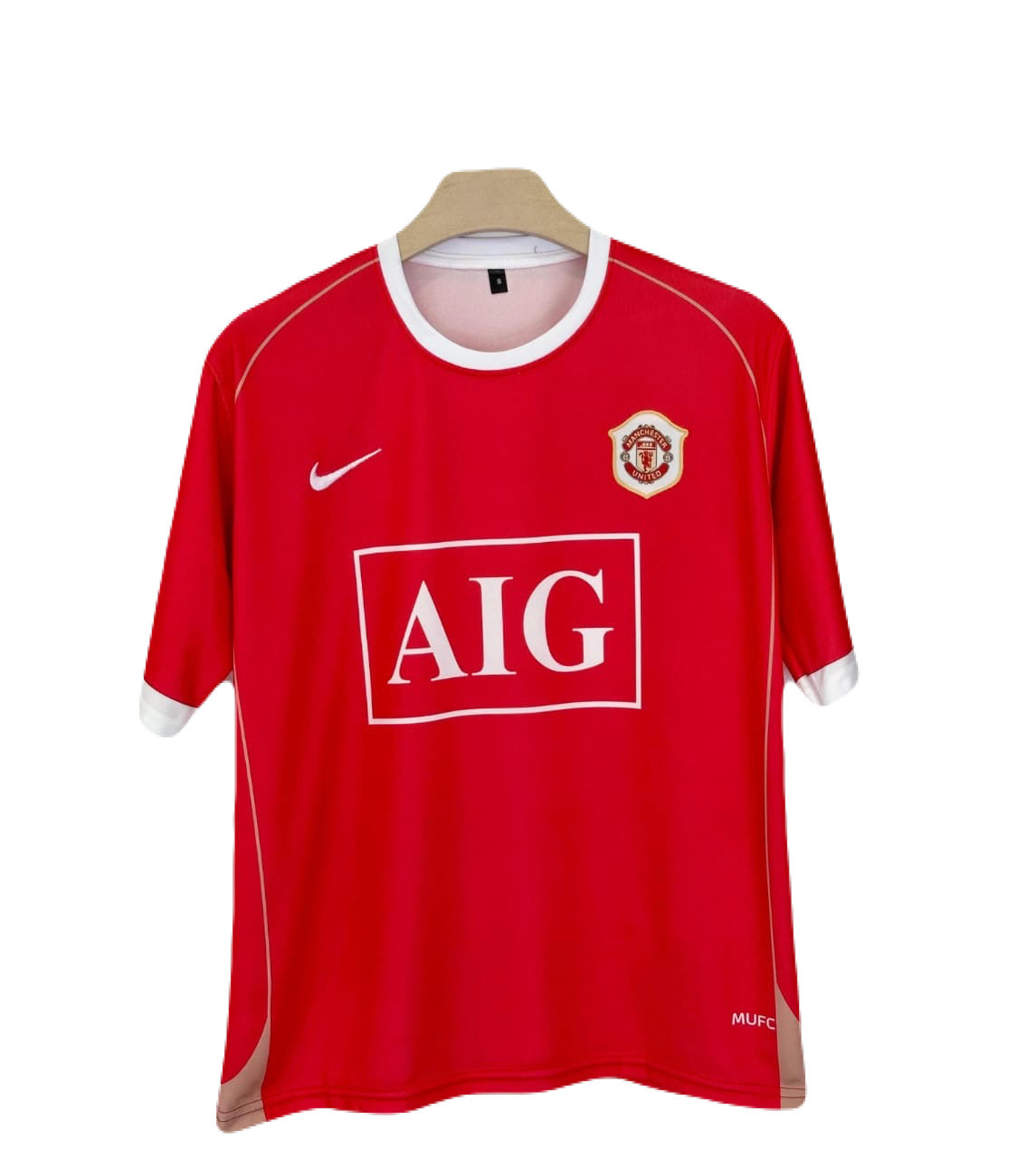 Manchester United 2006-07 Home kit Ronaldo Embroidery Five Sleeve - bmg store