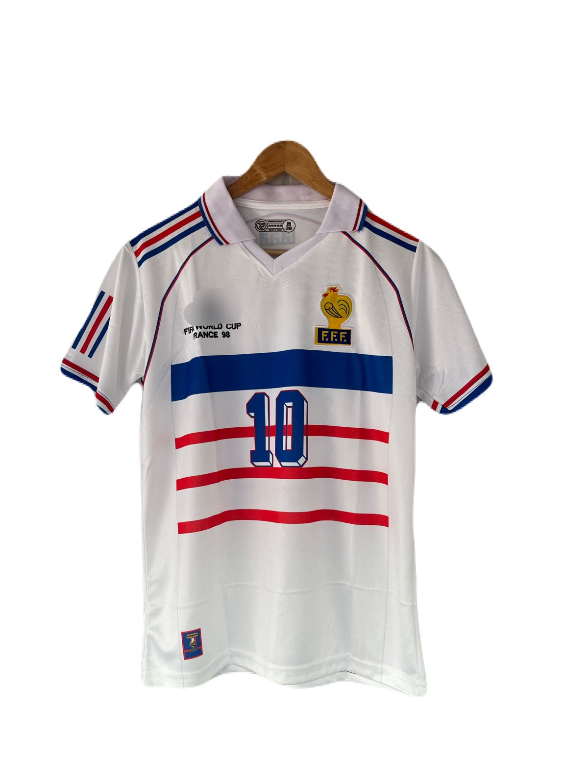 France 1998 World Cup jersey Zidane Half sleeve -  P1318