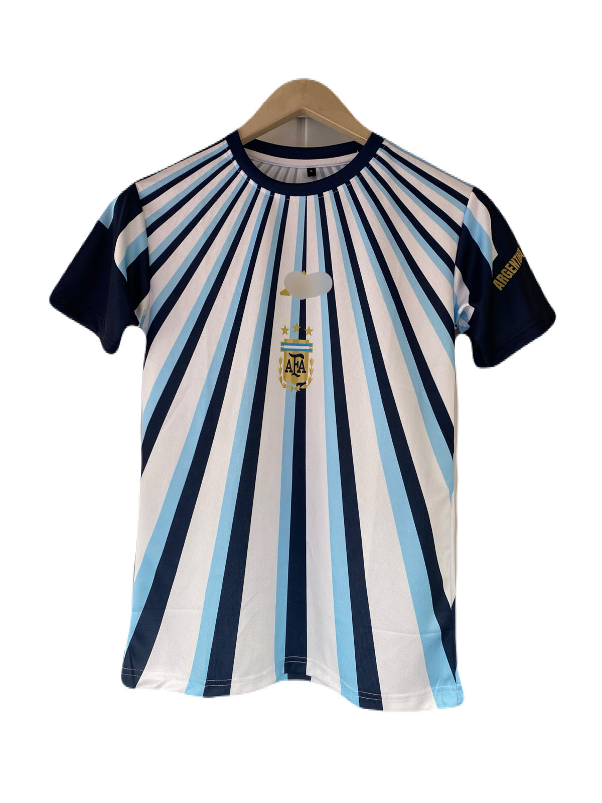 Messi Argentina World cup Pre match Half sleeve sublimation - P2196