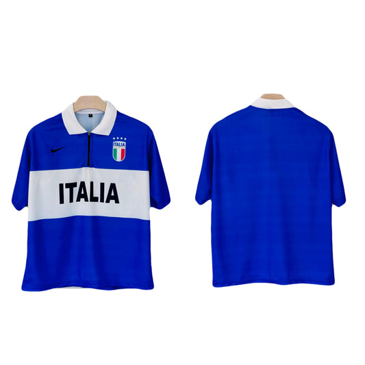 Italy 1997-1998 Home special edition Five Sleeve Zip Collar -P1143