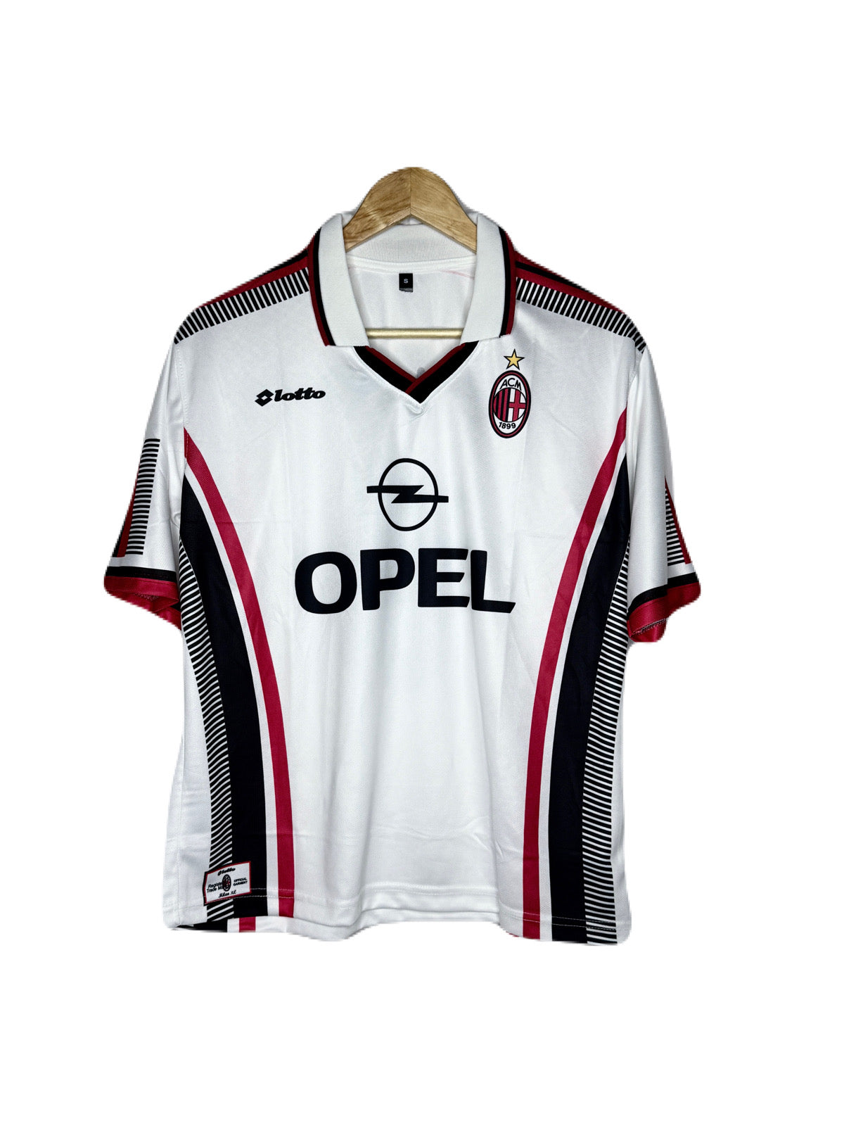 Ac Milan 1997-98 Away Kit Maldini Five Sleeve - bmg store