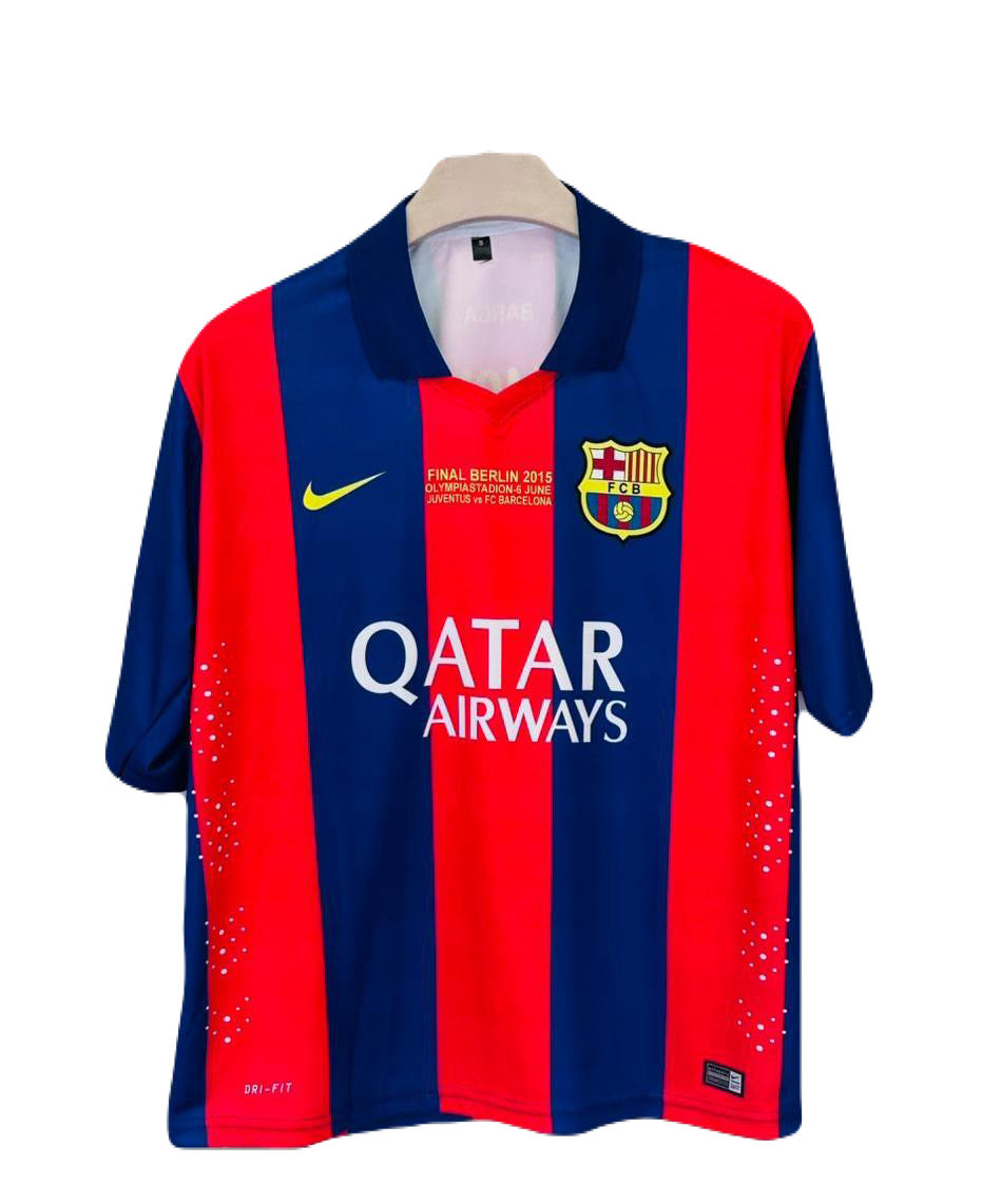 Barcelona Neymar 2015 Final Edition  Five sleeve Collar sublimation - P1646