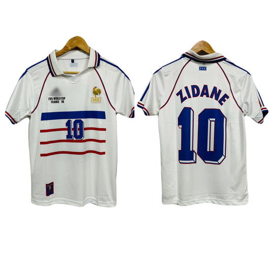 France 1998 World Cup jersey Zidane Half sleeve - bmg store