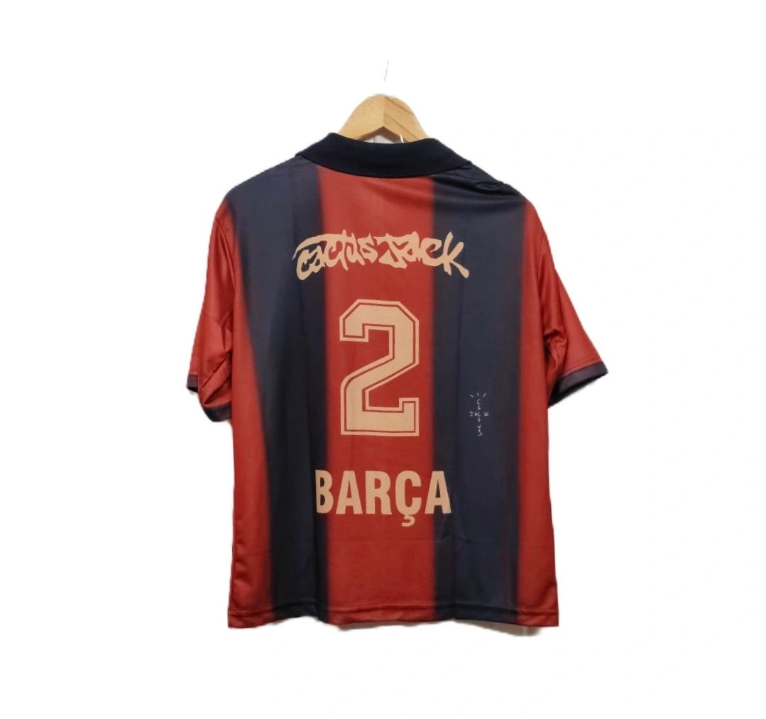 Fc Barcelona Travis cott Embroidery Fivesleeve - P972 -bmg store