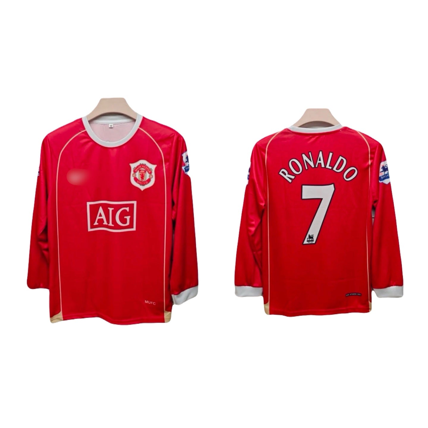 Manchester united 2006/07 home full sleeve jersey Ronaldo - p3 - bmg store