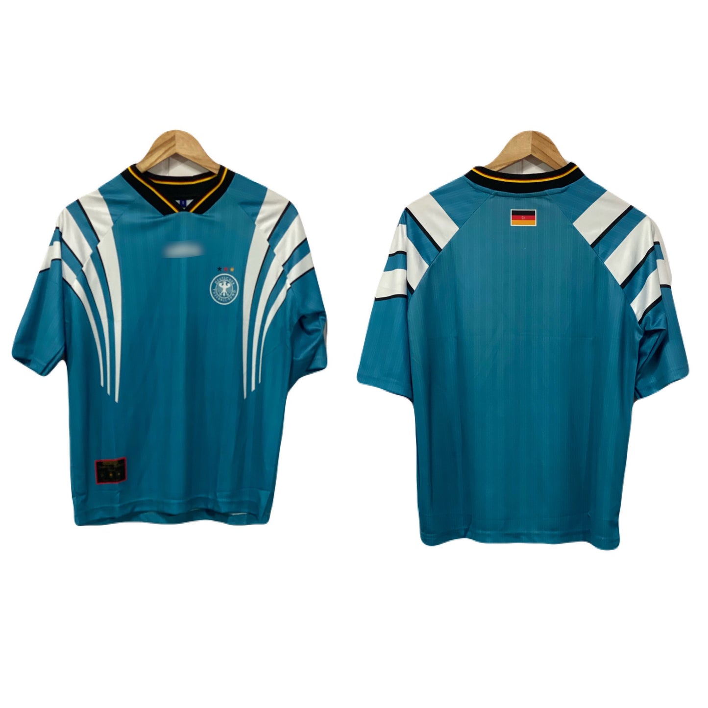 Germany 1996 Away kit plain-back Five sleeve - P683 bmg store