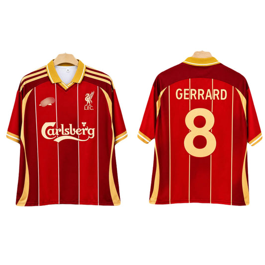 Gerrard Liverpool Five sleeve Collar Sublimation jersey- P2696 | BMG STORE
