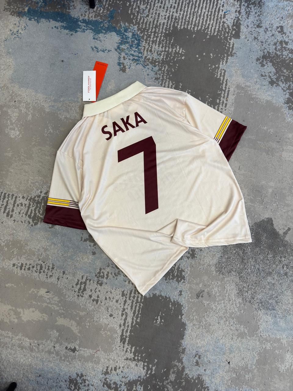 Arsenal 2025-26 Third Kit Saka Five Sleeve - bmg store