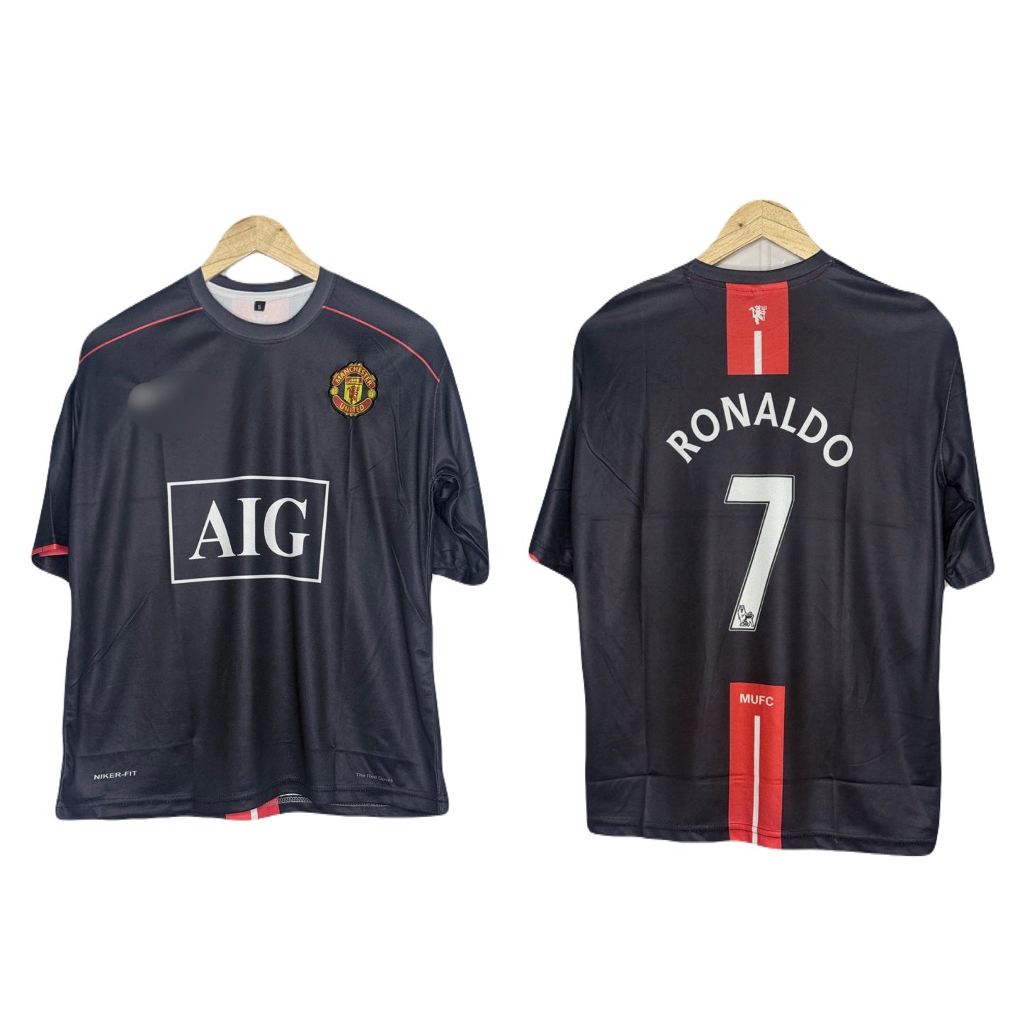Manchester United 2007-08 Away Kit Ronaldo Five Sleeve - bmg store