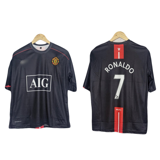 Manchester United 2007-08 Away Kit Ronaldo Five Sleeve - bmg store