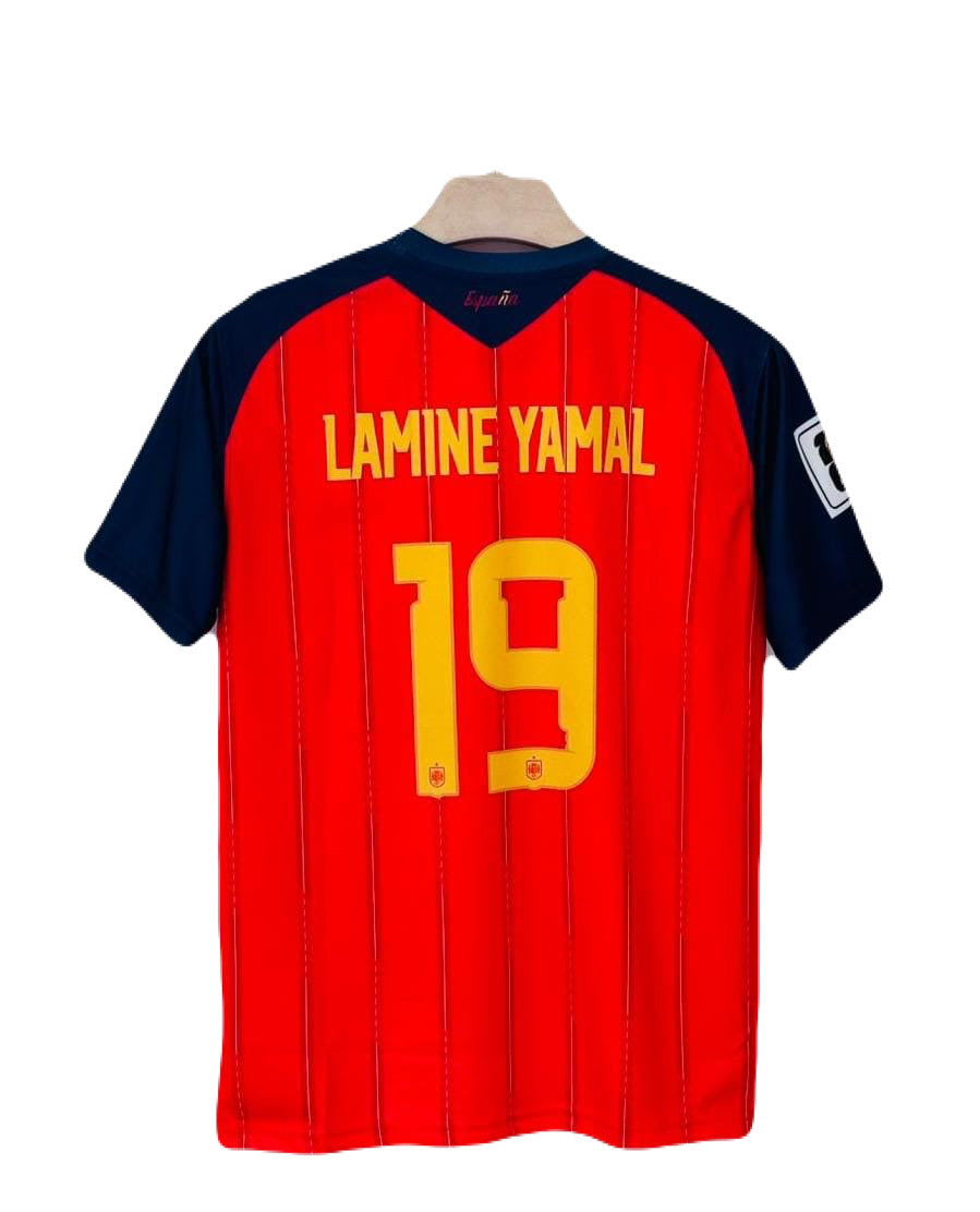 Spain 2026 World Cup Home Jersey  yamal Half Sleeve embroidery -P1140