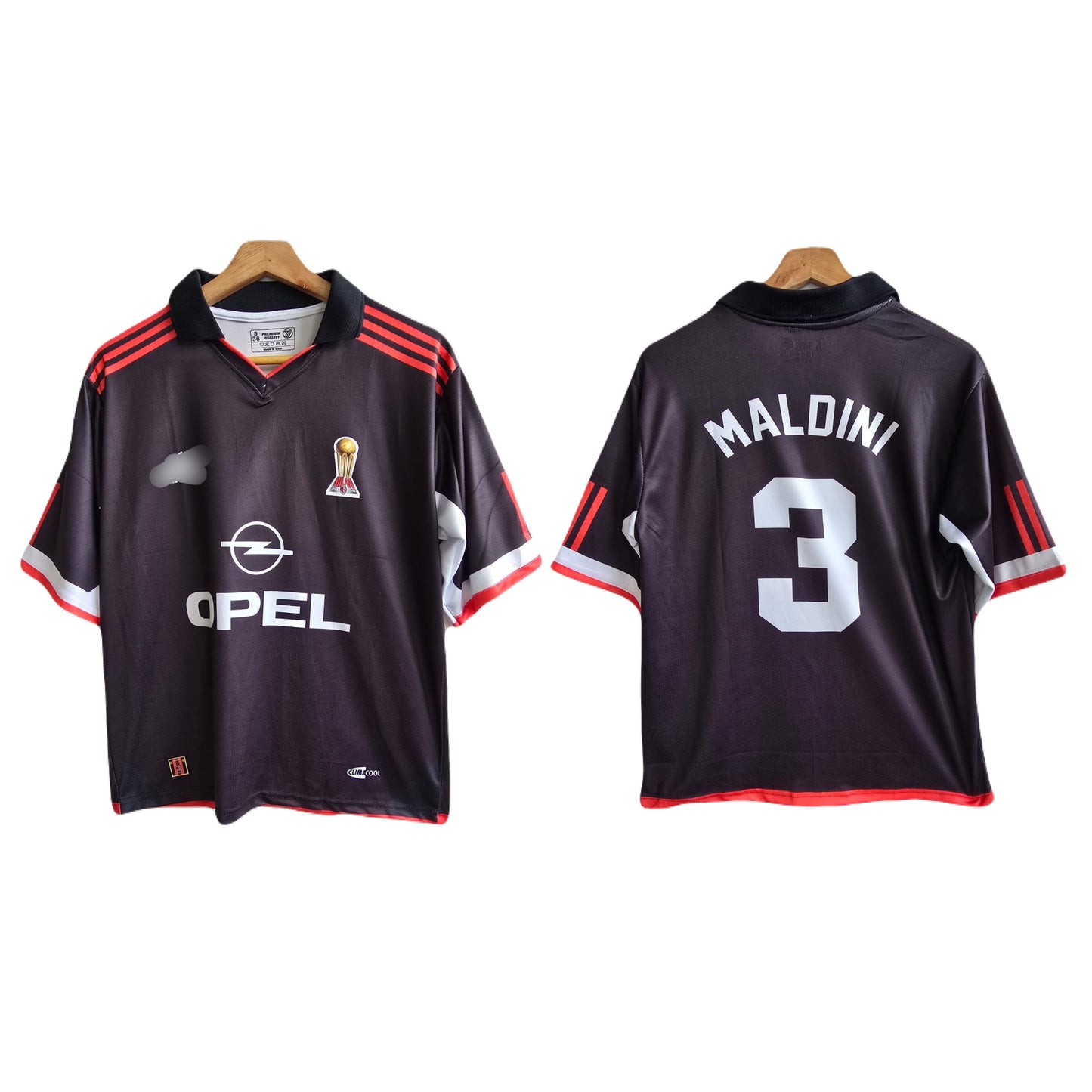 AC Milan 1999–2000 Maldini Third kit Five sleeve -P1391 Ms Retro Store