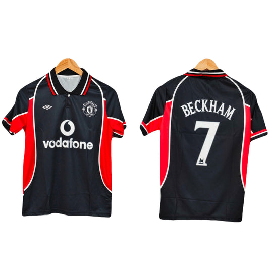 Manchester United 2000-01 Third kit Beckham Halfsleeve-P308 - bmg store