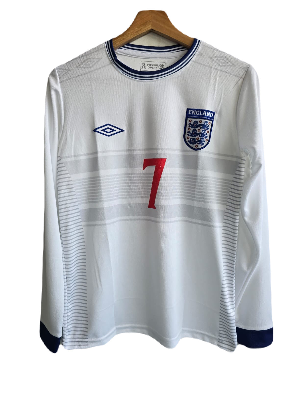 England 2000 home jersey beckham full sleeve - P645 bmg store
