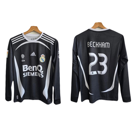 Real madrid 2006/07 full sleeve beckham  - P430 bmg store