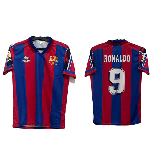 Best retro jersey barcelona 1996/97 home jersey Ronaldo 9 - P76  -bmg store