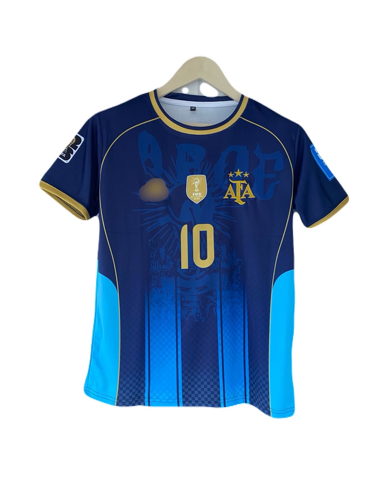 Messi Argentina 2014 Away special Edition Half Sleeve Embroidery -