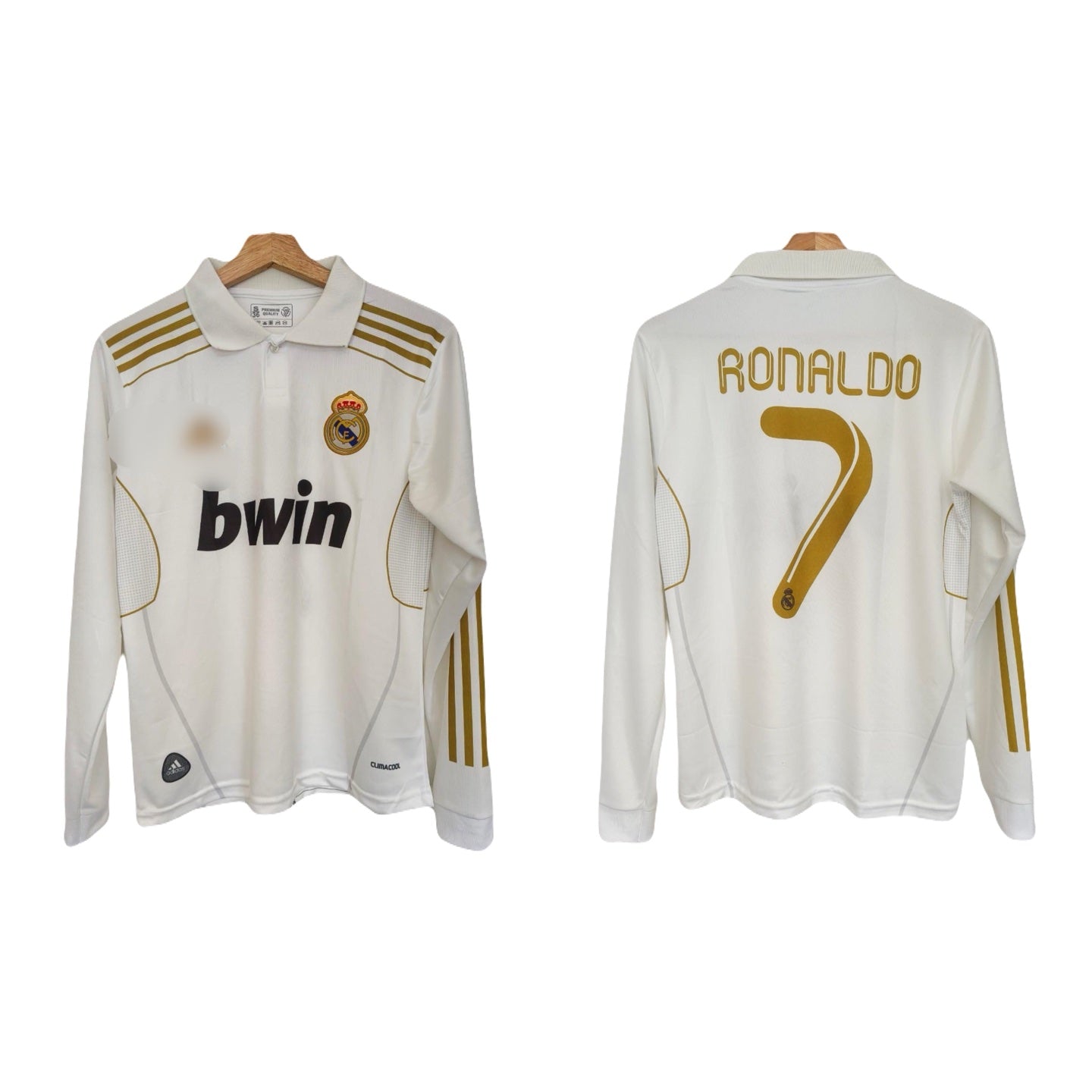Best retro jersey Realmadrid 2011/12 home jersey Ronaldo full sleeve P30