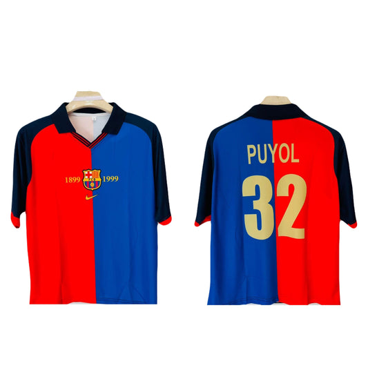 Barcelona 1999 Home jersey Five sleeve Puyol 5 -  - bmg store P302