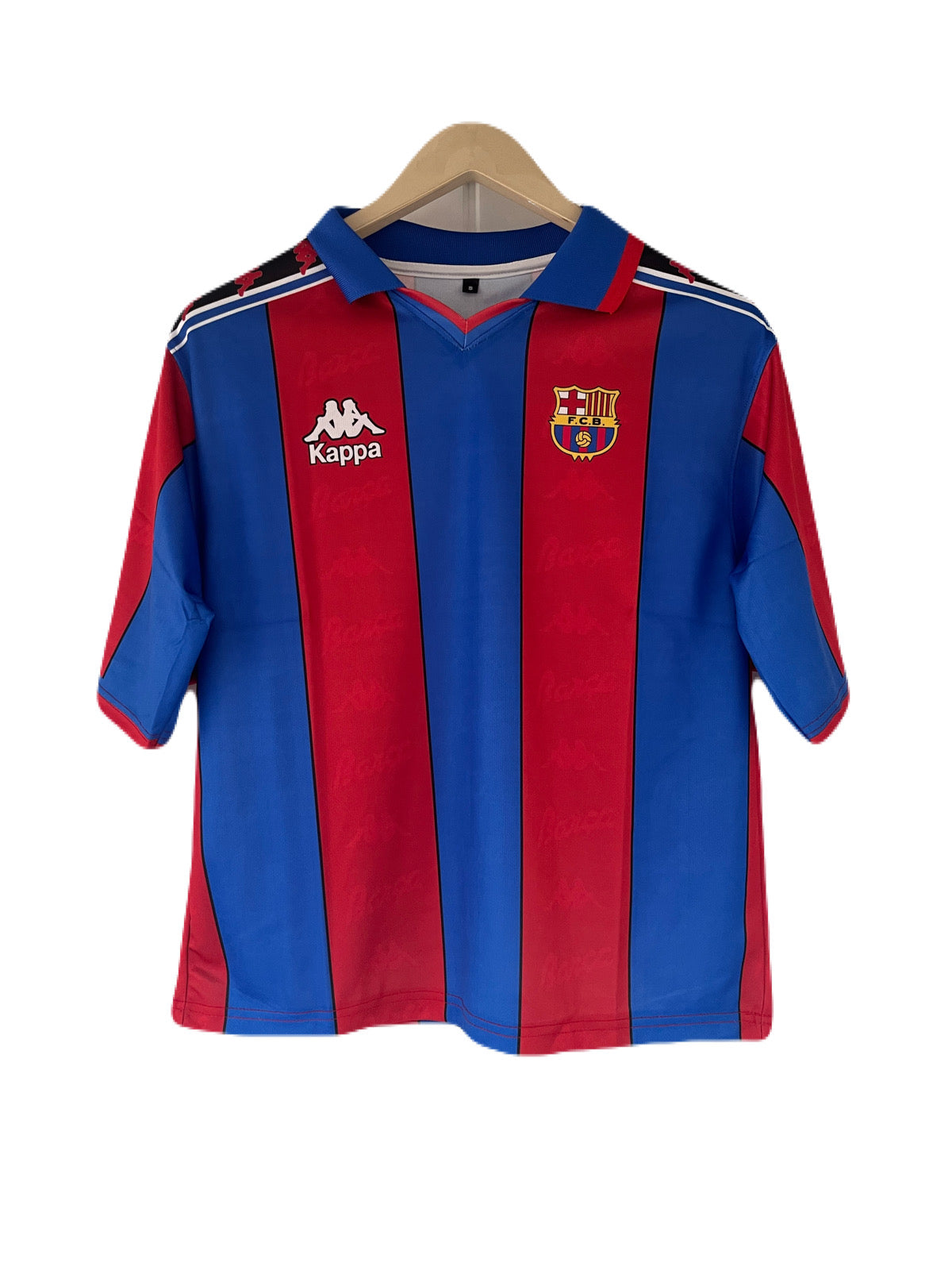 Ronaldo barcelona 1996/97 home five sleeve jersey - P2000