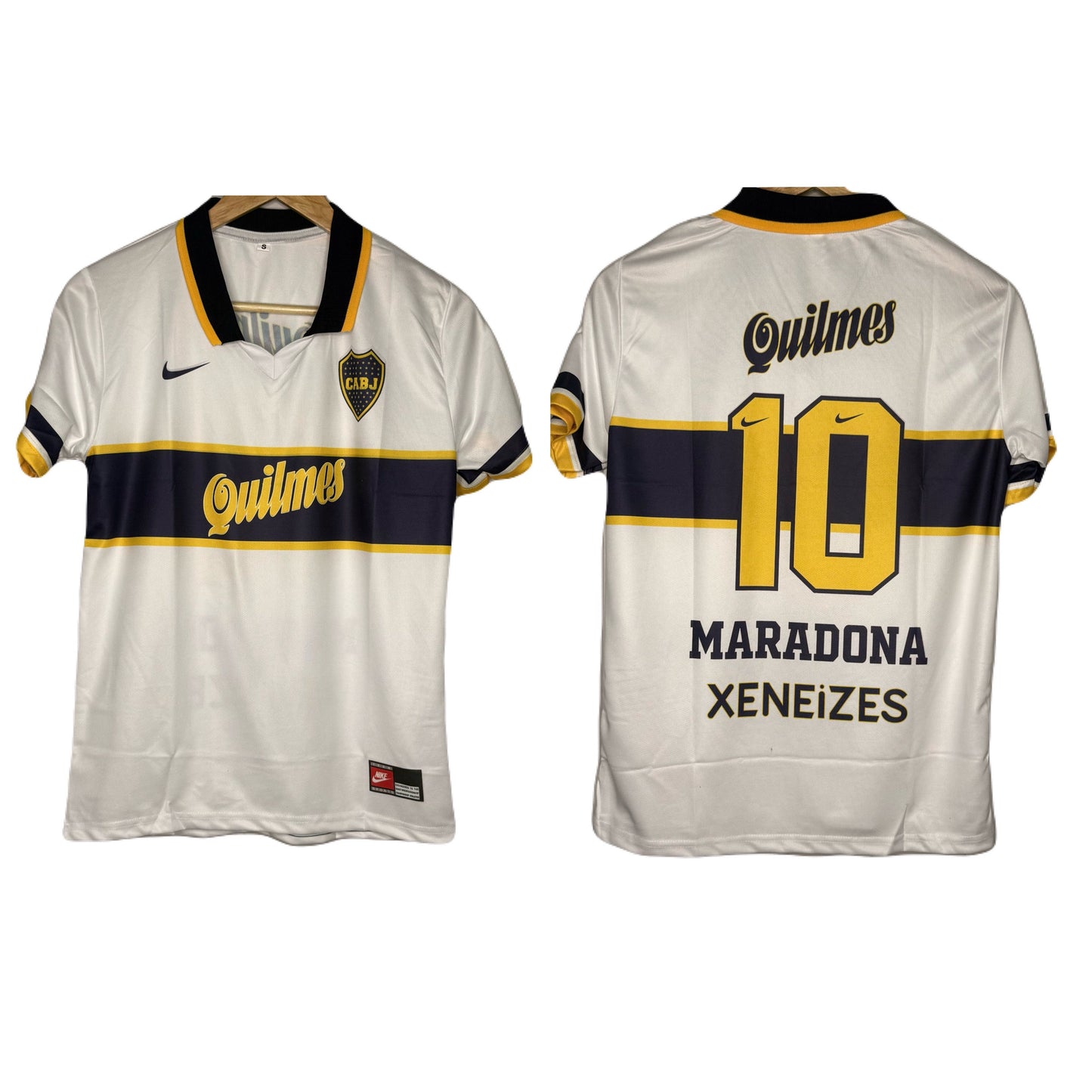 Boca juniors 1996-97 Away  Kit Maradona Half Sleeve - P1509