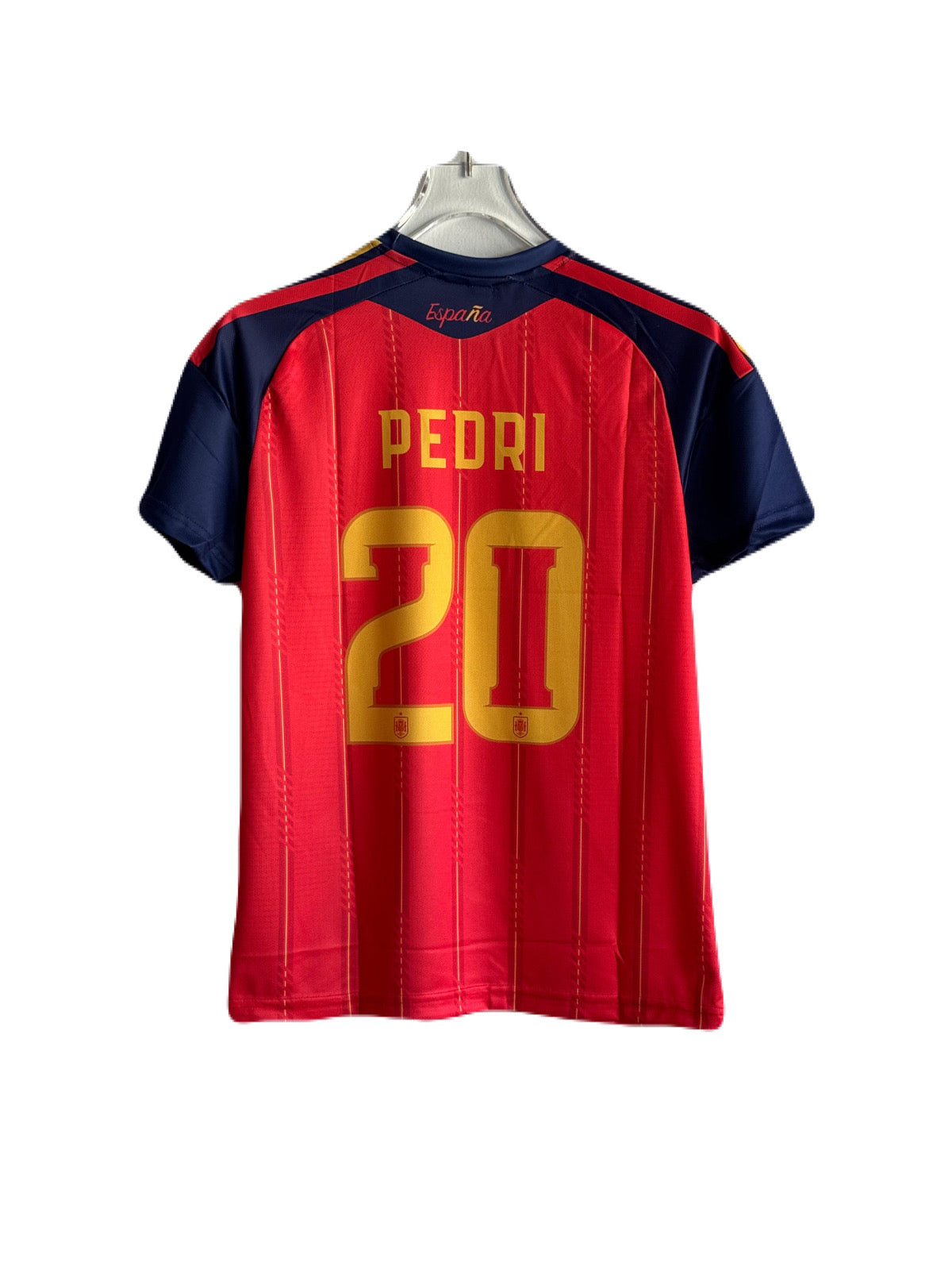 Spain 2026 World Cup Pedri Half Sleeve premium Embroidery Jersey -P1167 Ms Retro Store