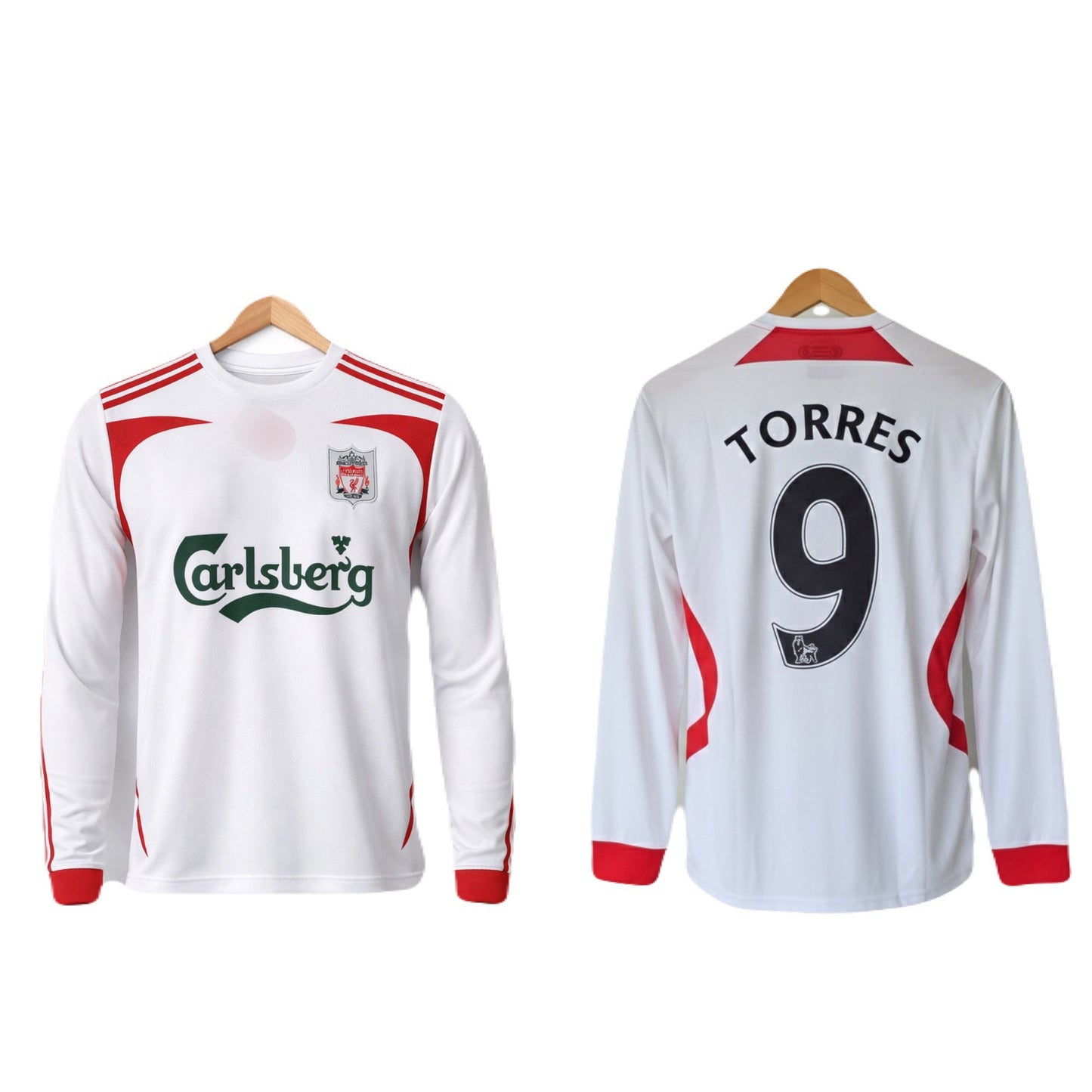 Liverpool 2007-08 Away Torres Full sleeve -P1171
