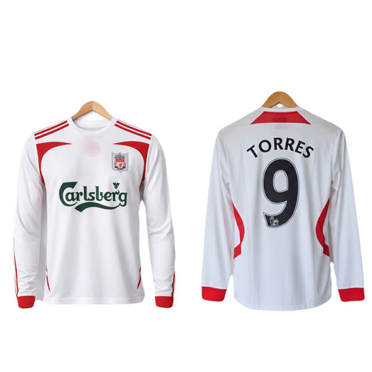 Liverpool 2007-08 Away Torres Full sleeve -P1171
