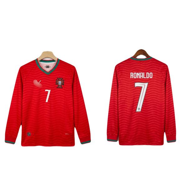 Portugal 2026 worldcup home jersey full sleeve ronaldo Embroidery
