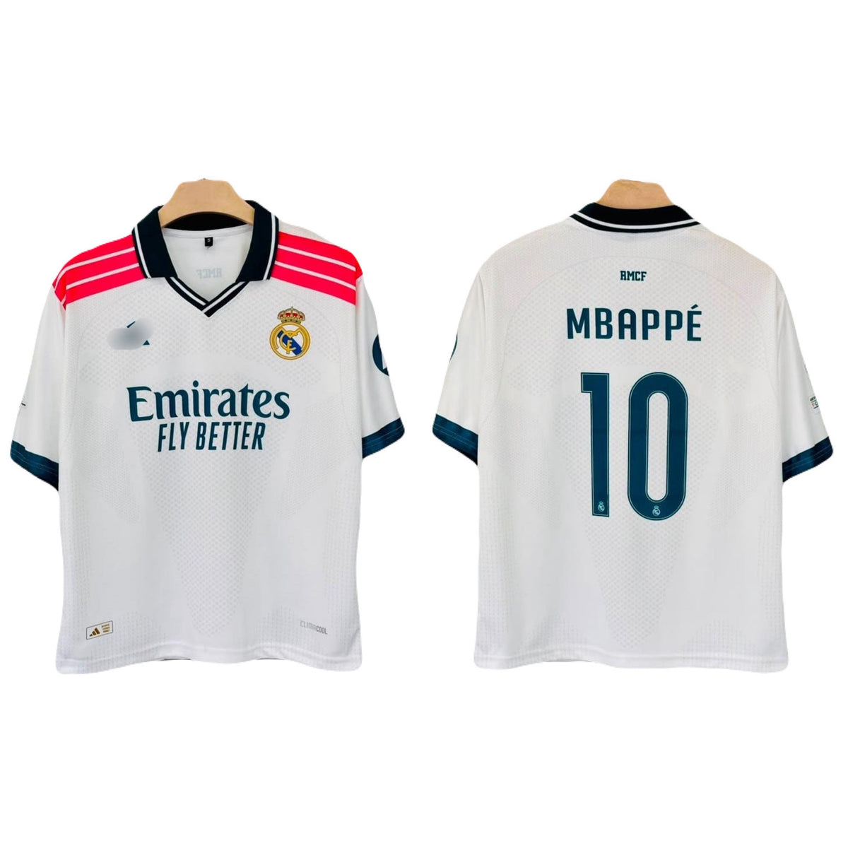 Mbappe Real Madrid 2026-27 Home  Five sleeve Collar Sublimation -P2455 | BMG STORE