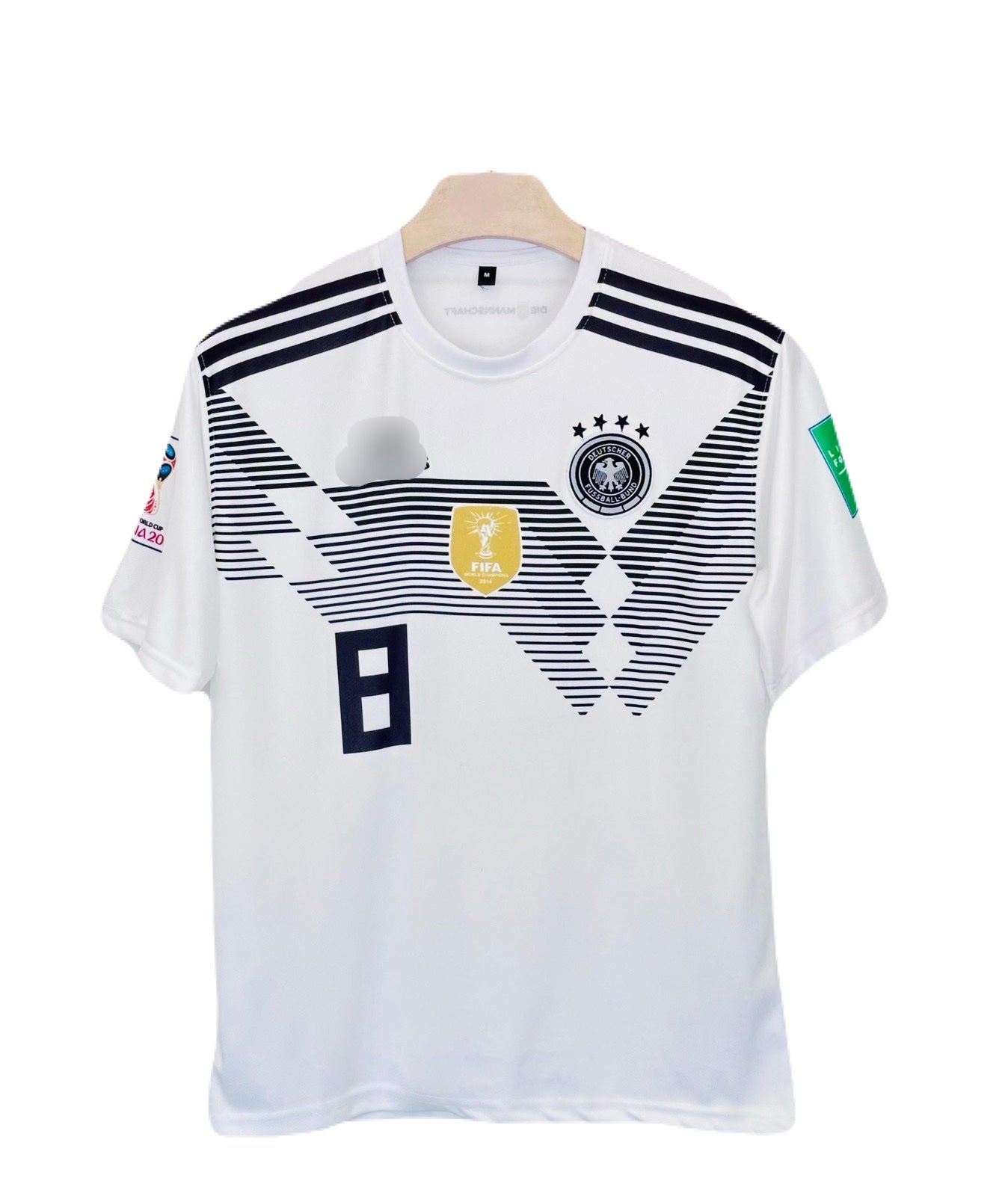 Germany 2018 World Cup Home kit Kroos  Half Sleeve Embroidery - P1532