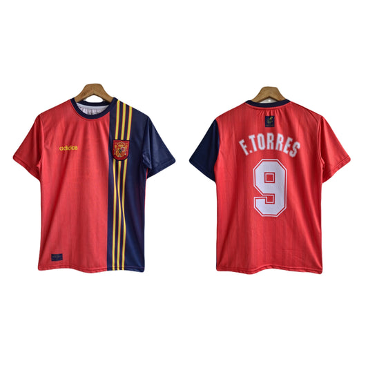 Spain Torres 1996 Home Retro Jersey P178 - bmg store