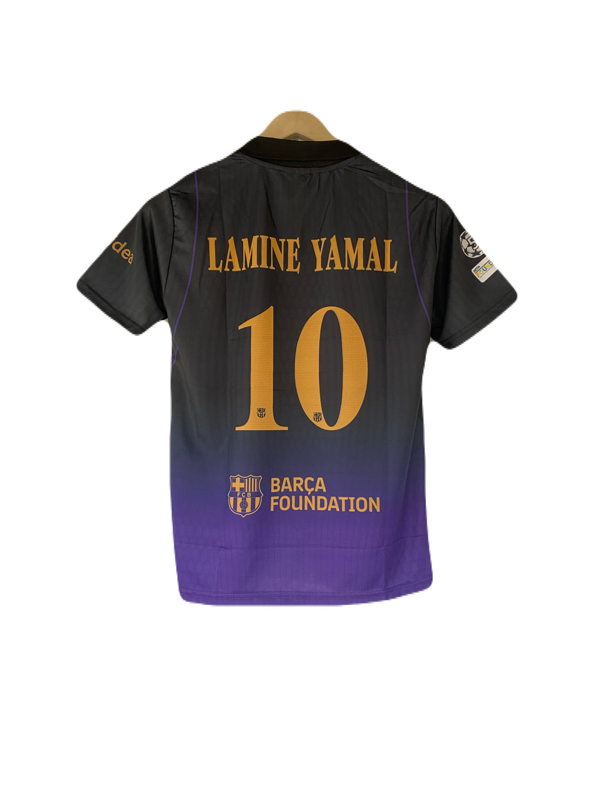 Lamine Yamal Barcelona 2026/27 Away Half Sleeve Collar Embroidery Jersey -P2556 | BMG STORE