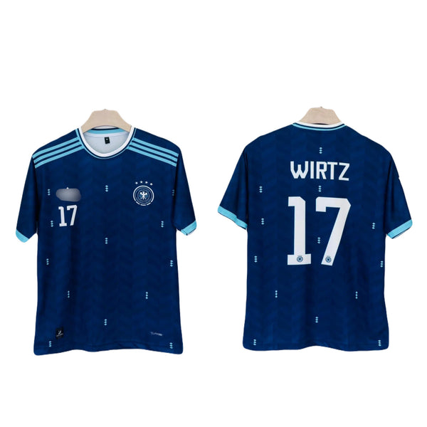 Germany 2026 World Cup Away wirtz Half Sleeve Sublimation Jersey - P1415 Ms Retro Store