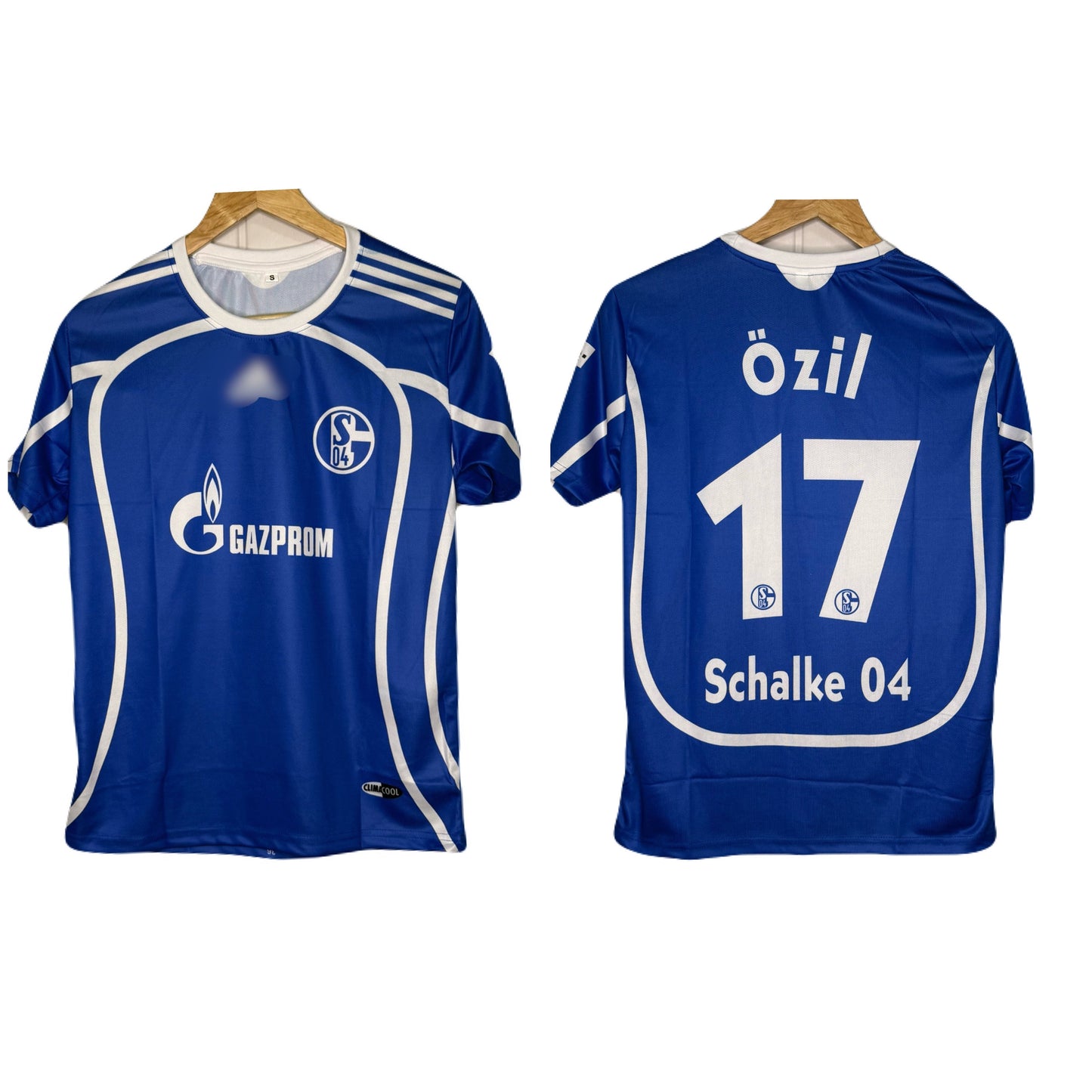 Schalke 04 2007-08 home Kit Ozil Half Sleeve - P847 bmg store