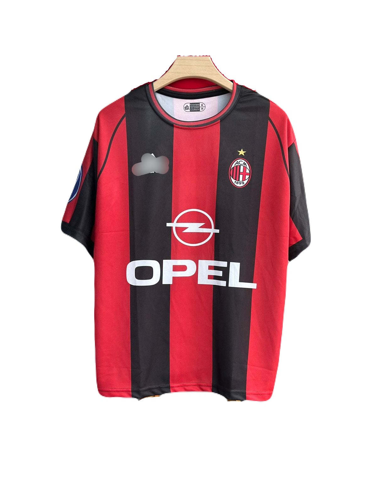 Maldini Ac milan 1996/97 Home five sleeve round neck jersey -