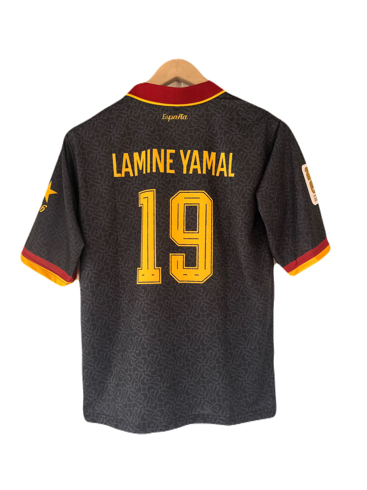 Yamal Spain 2 star Five Sleeve Collar Embroidery- P2632 | BMG STORE