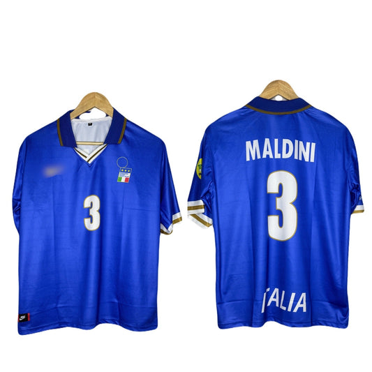 Italy 1996 Home Kit Maldini Five Sleeve - bmg store