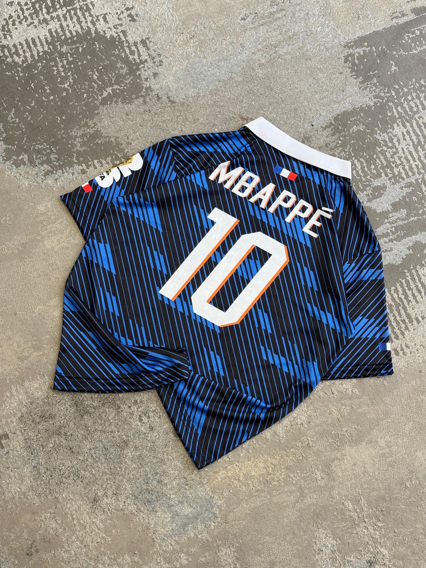 Mbappe France 2026 Home World Cup  Premium Quality Collar Five Sleeve Sublimation  -