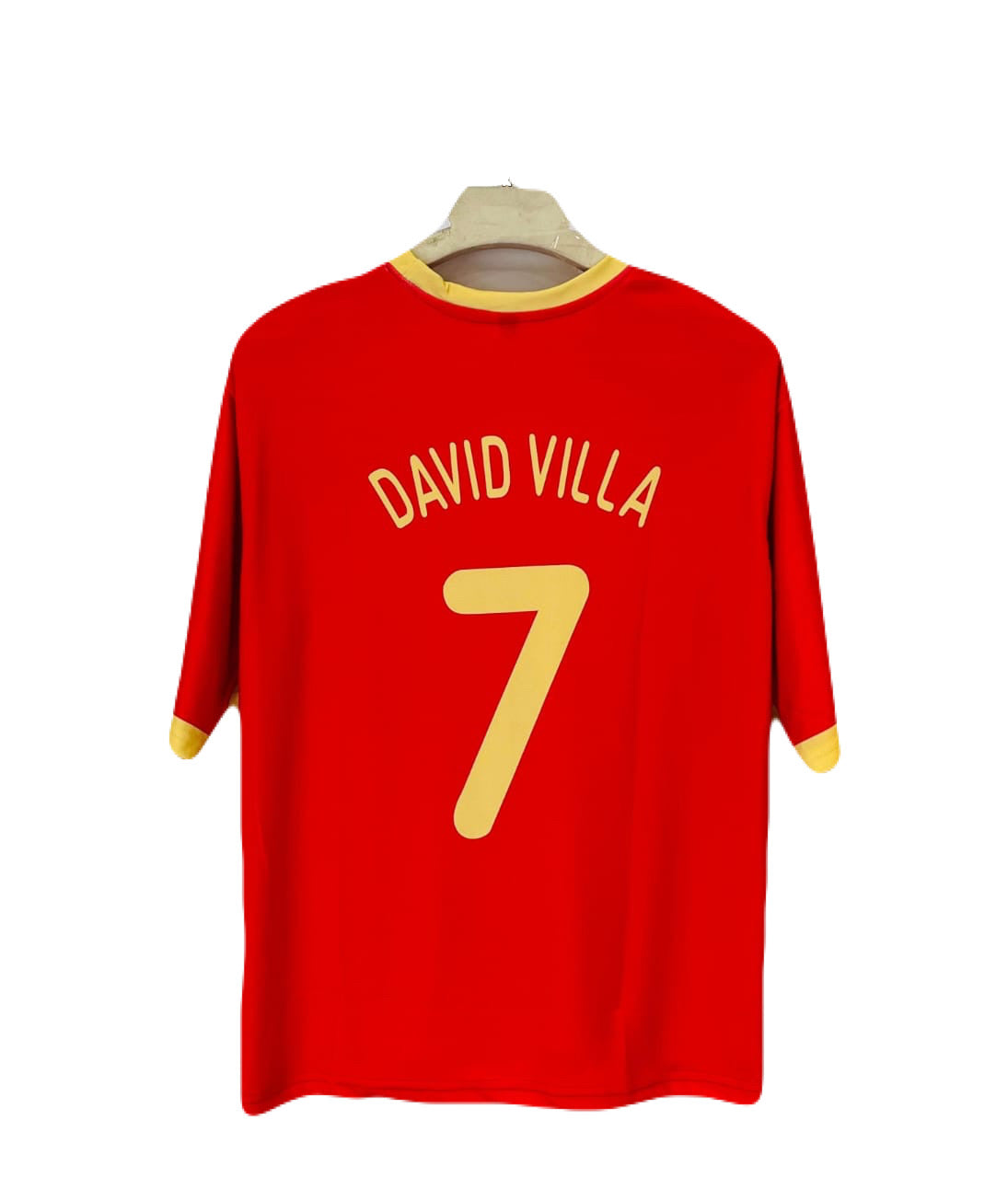 Spain 2009 home jersey david villa - bmg store