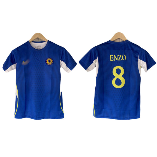 Enzo Fernandez Chelsea new season home kit Half sleeve embroidery jersey - P2149