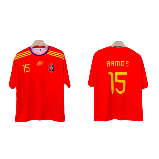 Spain 2022 Worldcup Sergio ramos Five Sleeve Sublimation - P1556